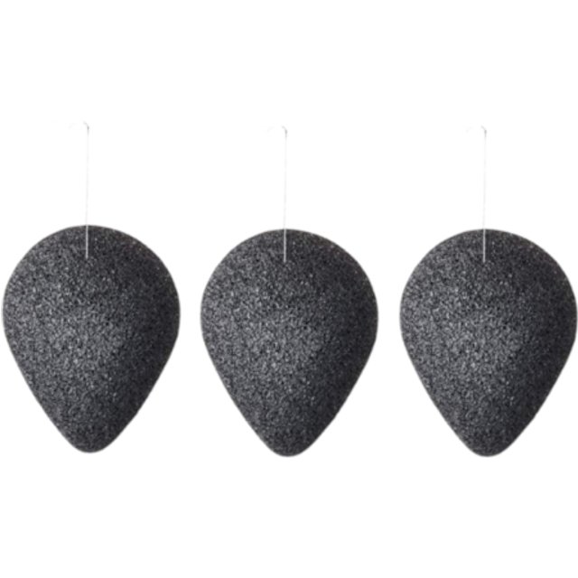 Purito SEOUL Bamboo Charcoal Konjac Sponge - 7g (3ea) Set