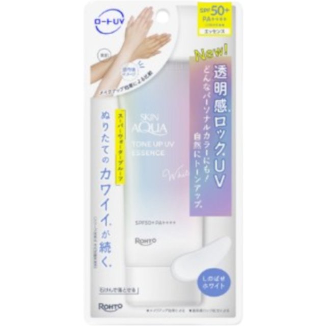 Rohto Mentholatum - Skin Aqua Tone Up UV Essence SPF50+ PA++++ - 70g - White