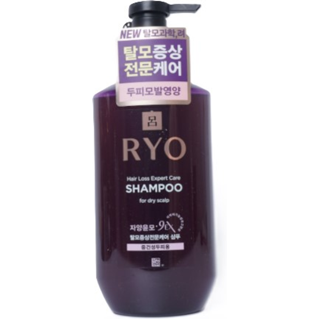 Ryo Hair - Jayangyunmo 9EX Hair Loss Expert Care Shampoo - For Normal to Dry Scalp - 400ml