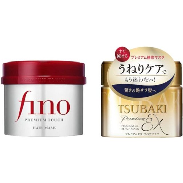 Shiseido - Fino Premium Touch Hair Mask - 230g + Shiseido - Tsubaki Premium Repair Hair Mask - 180g