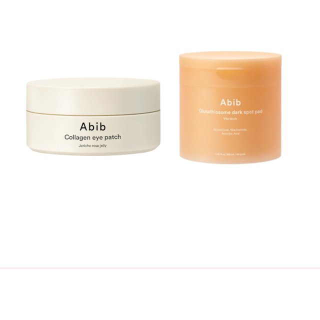 Abib - Glutathiosome Dark Spot Pad (1ea) X Collagen Eye Patch Jericho Rose Jelly (1ea) Set