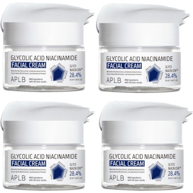 APLB - Glycolic Acid Niacinamide Facial Cream - 55ml (4ea) Set