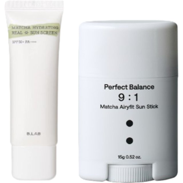 B : Lab - Matcha Suncreen + Sun Stick Set