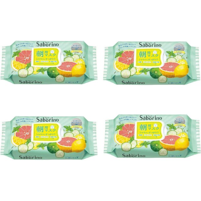 BCL - Saborino Morning Mask - Grapefruit - 32pc (4ea) Set