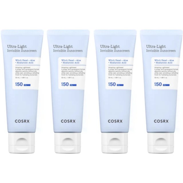 COSRX - Ultra-Light Invisible Sunscreen - 50ml (4ea) Set