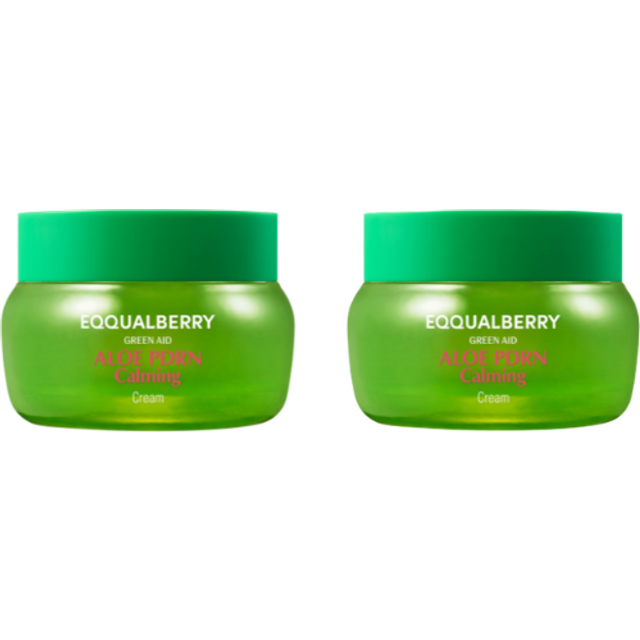EQQUALBERRY - Aloe PDRN Calming Cream - 50ml Duo Set