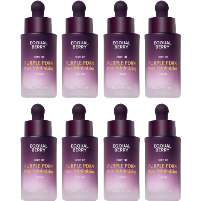 EQQUALBERRY - Purple PDRN Pore Minimizing Serum - 30ml (8ea) Set