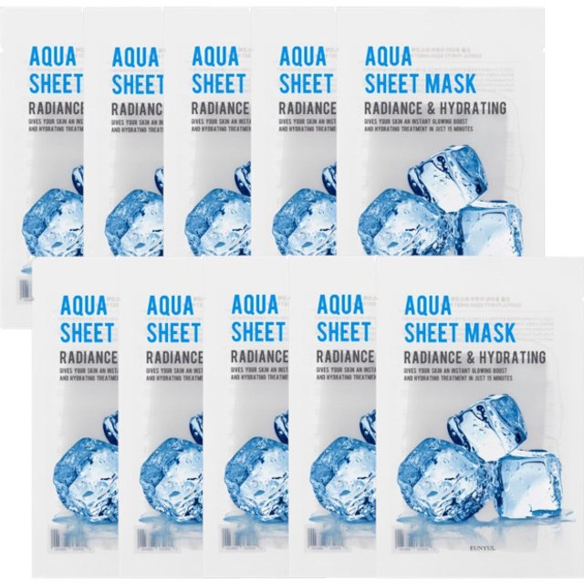 EUNYUL - Purity Aqua Sheet Mask - 10pcs set