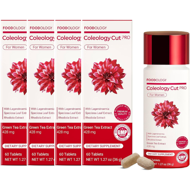 FOODOLOGY - Coleology Cut PRO - 600mg x 60 tablets (4ea) Set