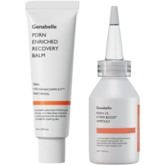 Genabelle - PDRN Enriched Recovery Balm - 50ml (1ea) & 3% Hyper Boost Ampoule - 40ml (1ea) Set