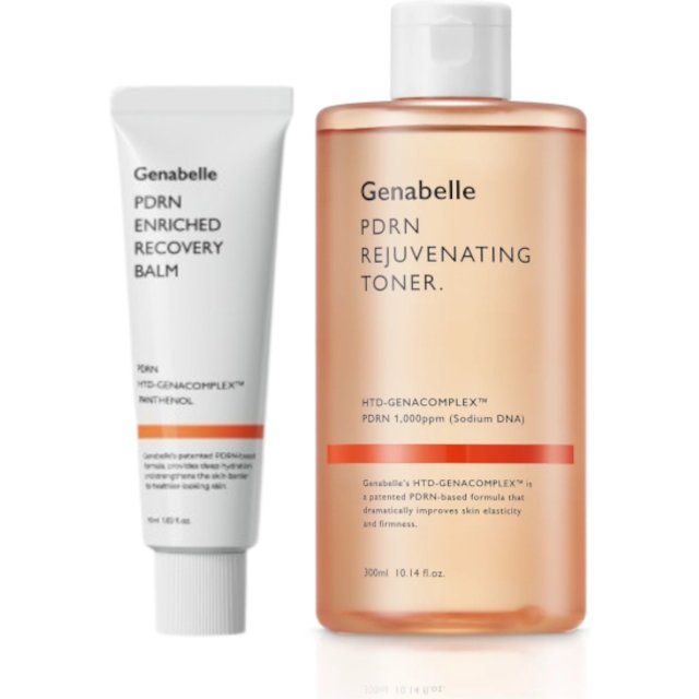 Genabelle - PDRN Enriched Recovery Balm - 50ml (1ea) & Rejuvenating Toner - 300ml (1ea) Set