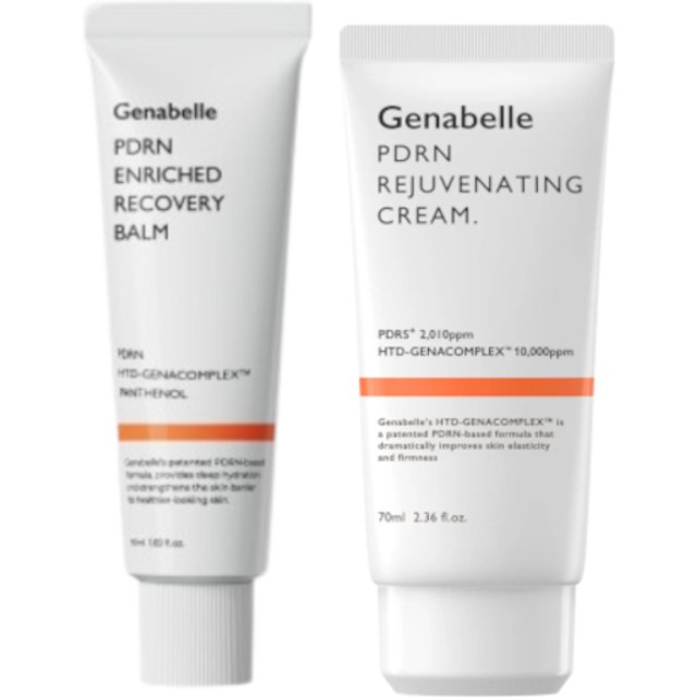 Genabelle - PDRN Enriched Recovery Balm - 50ml (1ea) & Rejuvenating Cream - 70ml (1ea) Set