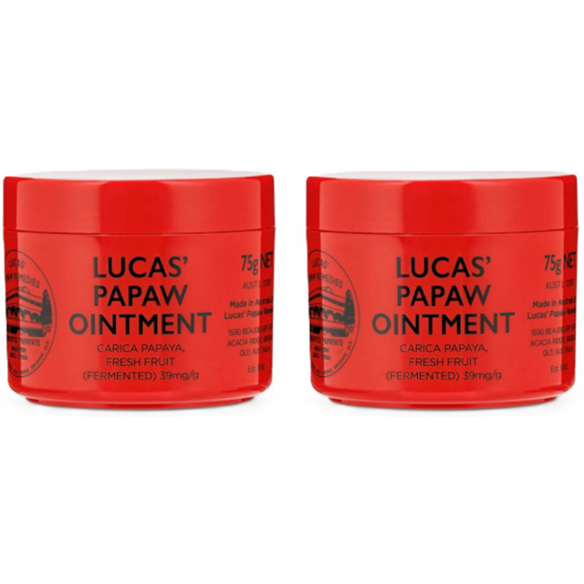 LUCAS' PAPAW REMEDIES - Papaw Ointment - 75g Duo Set