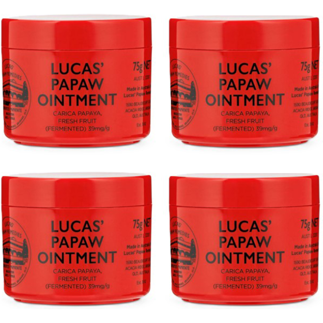 LUCAS' PAPAW REMEDIES - Papaw Ointment - 75g (4ea) Set