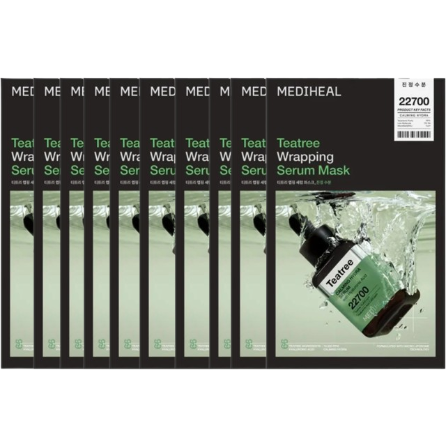 Mediheal - Teatree Wrapping Serum Mask (10ea) Set
