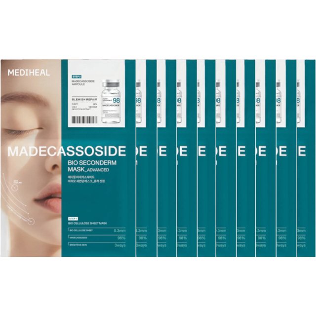 Mediheal - Madecassoside Bio Seconderm Mask Blemish Soothing (10pcs) Set