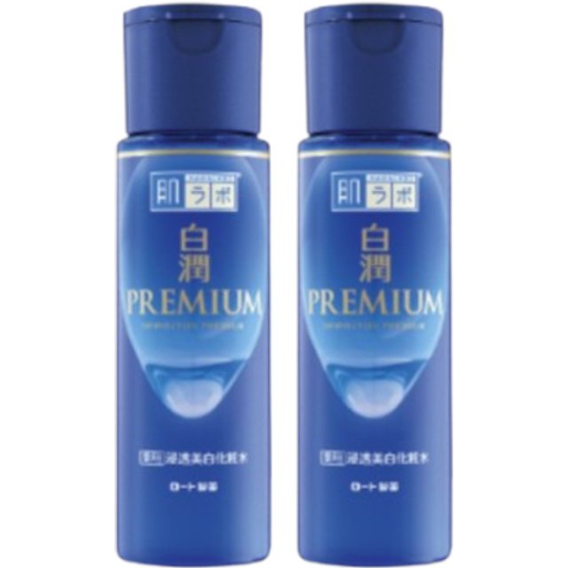 Rohto Mentholatum - Hada Labo - Shirojyun Premium Whitening Lotion 170ml - Moist (Japan Version) - 170ml - 2021 Version (2ea) Set