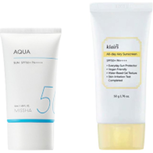 MISSHA All-Around Safe Block Aqua Sun SPF50+ PA++++ (New version of All-Around Safe Block Aqua Sun Gel ) - 50ml X Dear; Klairs