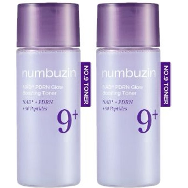 numbuzin - No.9 NAD+ PDRN Glow Boosting Toner - 30ml DUO Set