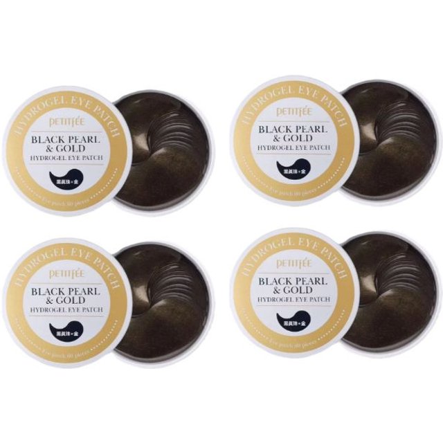 PETITFEE - Black Pearl & Gold Hydrogel Eye Patch - 60pcs (4ea) Set