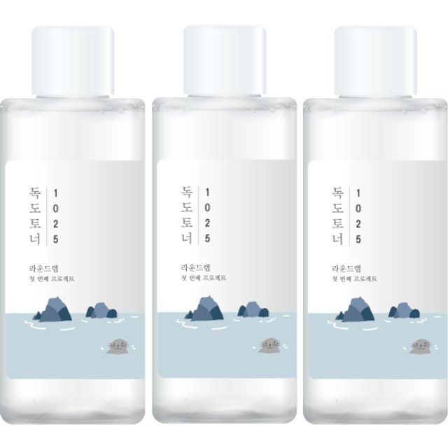 ROUND LAB - 1025 Dokdo Toner - 100ml (3szt.) Set