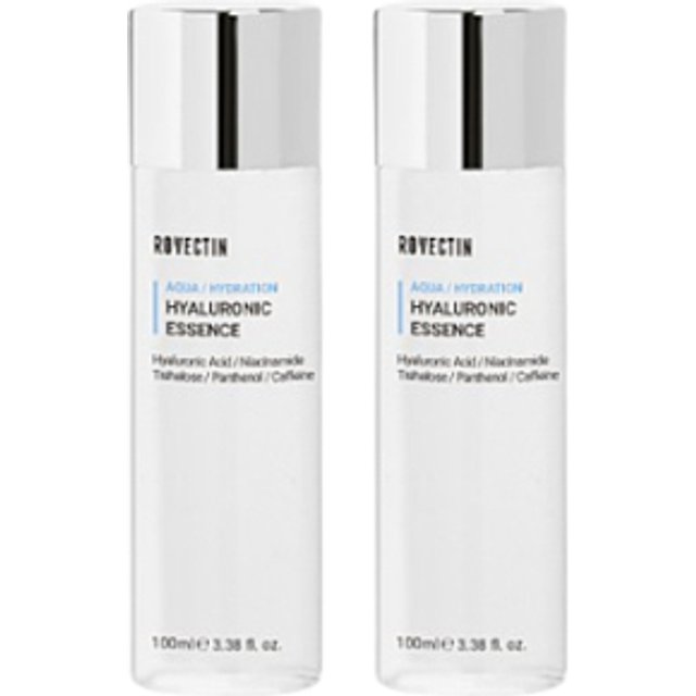 ROVECTIN - Aqua Hyaluronic Essence (New Version of Skin Essentials Activating Treatment Lotion) - 100ml (2ea) Set