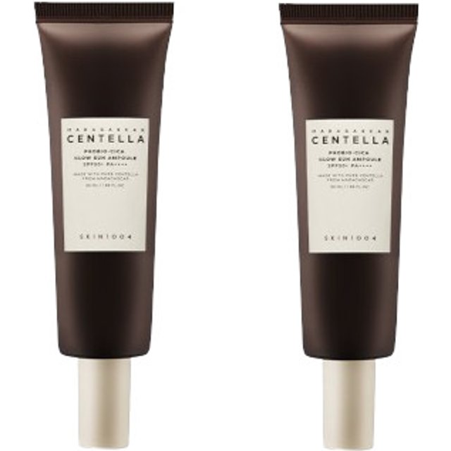 SKIN1004 - Madagascar Centella Probio-Cica Glow Sun Ampoule SPF50+ PA++++ - 50ml (2ea) Set