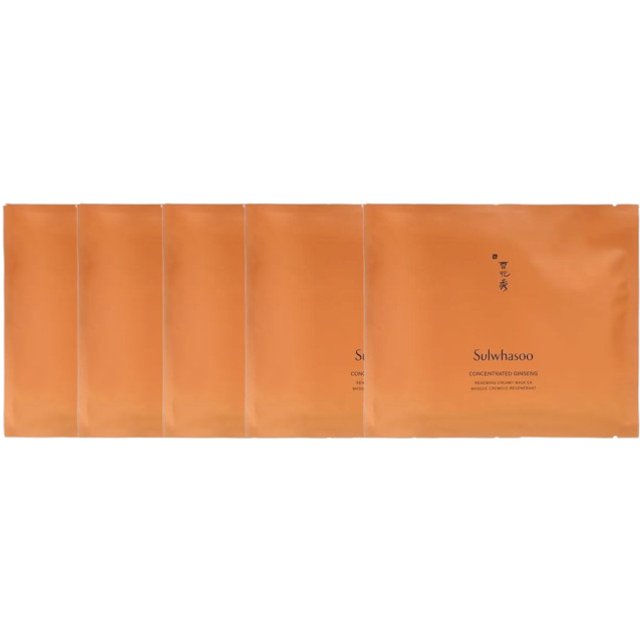 Sulwhasoo - Concentrated Ginseng Renewing Creamy Mask EX - 1pc (5ea) Set