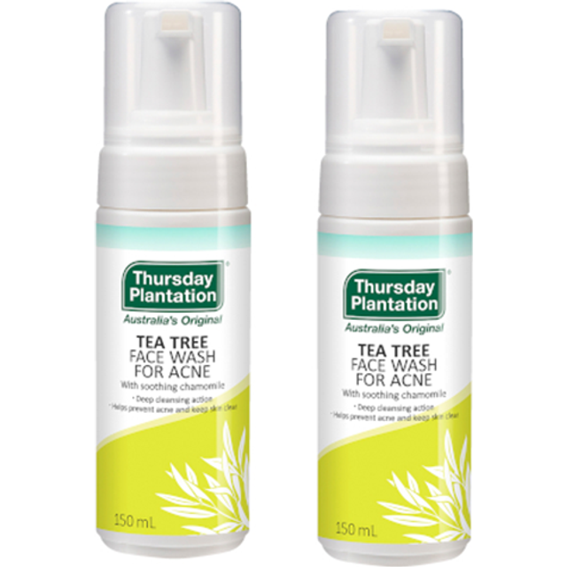Thursday Plantation - Tea Tree Face Wash For Acne - 150ml Duo Set