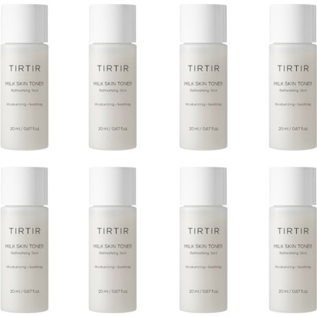 TIRTIR - Milk Skin Toner - 20ml (8ea) Set