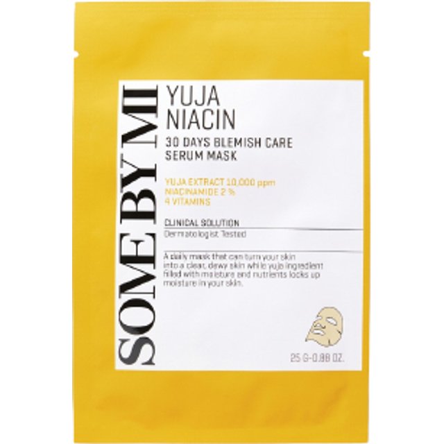 SOME BY MI - Yuja Niacin 30 Days Miracle Blemish Serum Mask - 1pc