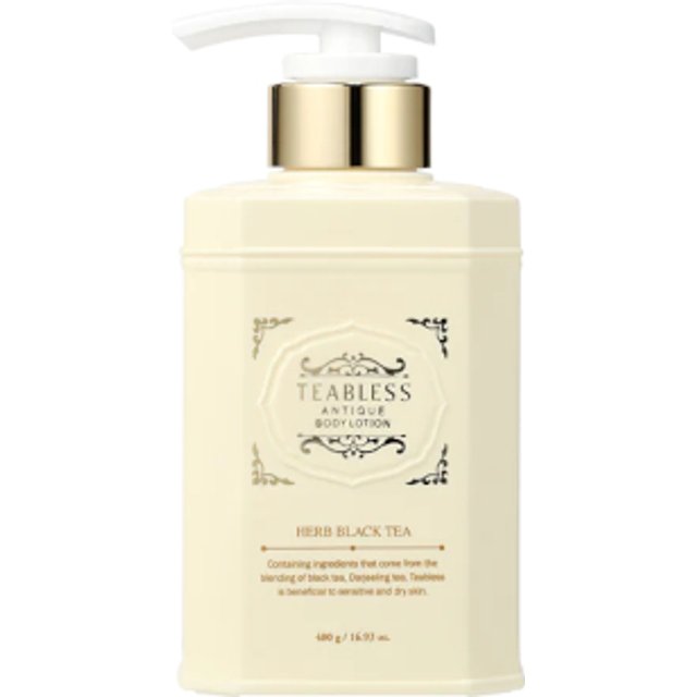 Teabless - Perfume Body Lotion - 480g - Herb Black Tea (Antique Body Lotion)