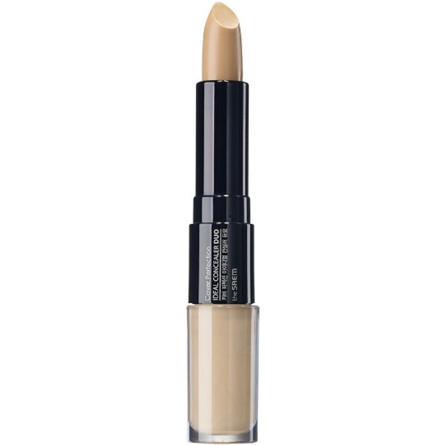 The Saem - Cover Perfection Ideal Concealer Duo -4.2g + 4.5g - 01 Clear Beige
