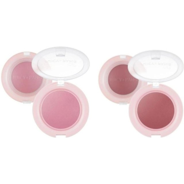 A'PIEU Juicy-Pang Jelly Blusher - 4.8g - RD01 Apple (1ea) + VL01 Grape (1ea) Set