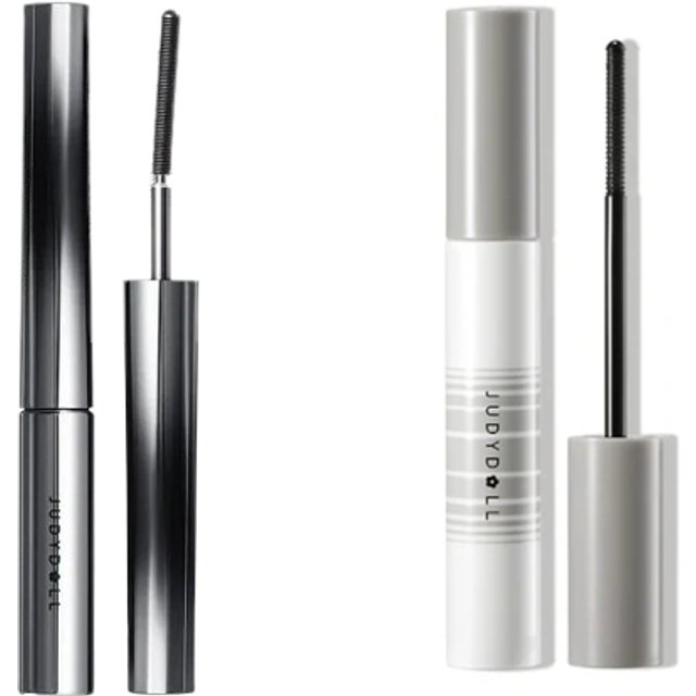 Judydoll - 3D Curling Eyelash Iron Mascara Curly - 2g - 01 Black (1ea) & Mascara Remover - 5ml (1ea) Set