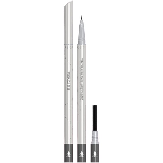 VEECCI - Fine Filaments Liquid Eyeliner - 0.3&0.2ml - X03 Tea Gray