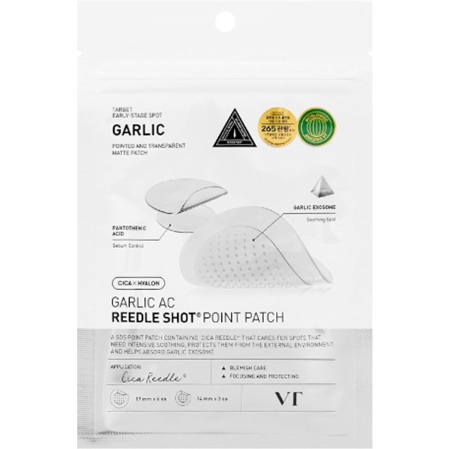 VT - Garlic AC Reedle Shot Point Patch - 9ea (17mm*6ea + 14mm*3ea)