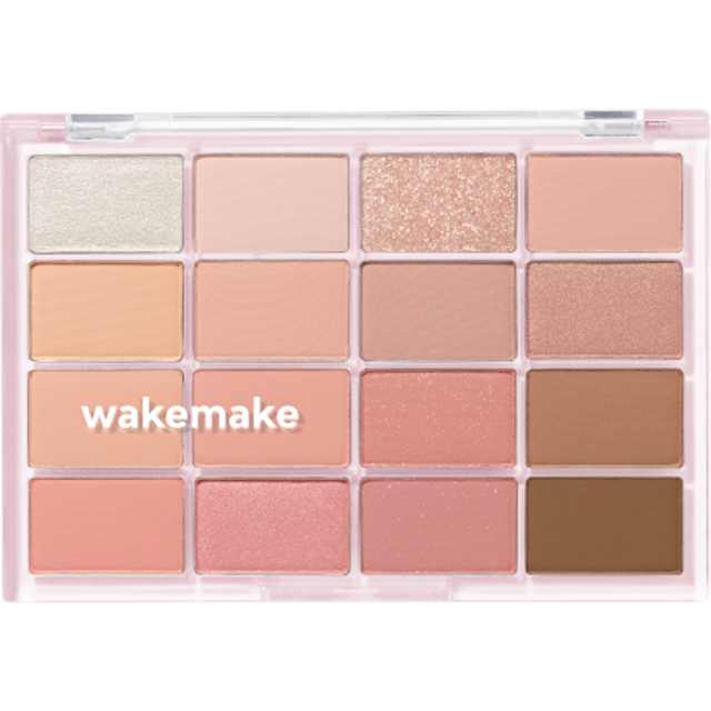 WAKEMAKE - Soft Blurring Eye Palette - 14g - 08 Candy Coral Blurring