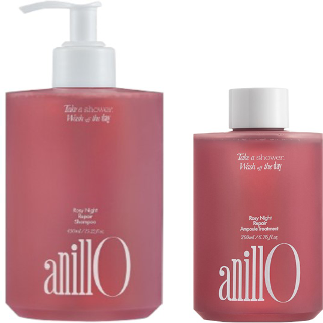 anillO - Rosy Night Glossy & Soft Hair Duo Set