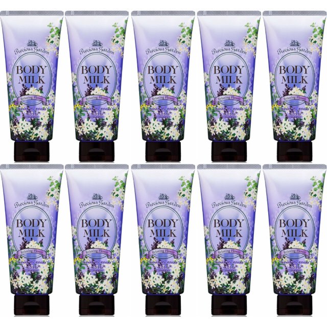 Kose - Precious Garden Body Milk - Relaxing Flower - 200g (10ea) Set