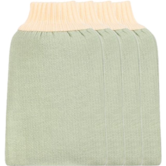 MissLady - Body Scrub Bath Mitt - 1pc - Random Color (4ea) Set