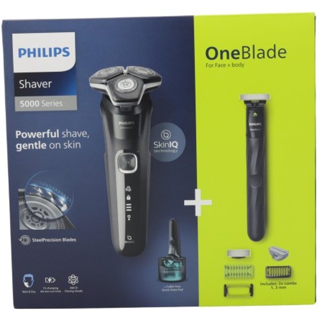 Philips SHAVER Series 5000 S5898/79 Wet and Dry electric shaver