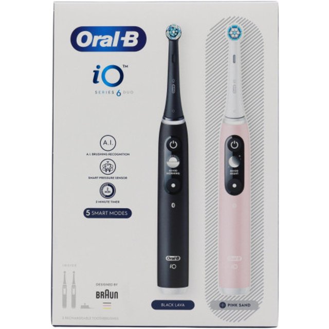 Oral-B 80375669 electric toothbrush Adult Rotating-oscillating toothbrush Black, Pink
