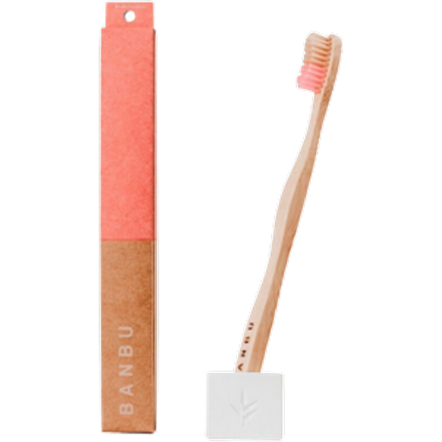 Banbu Bamboo Toothbrush - Pink