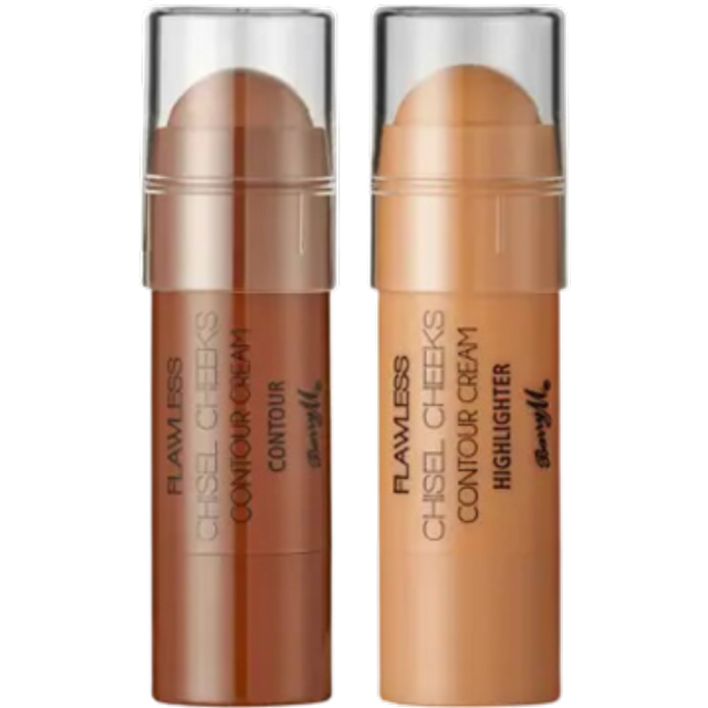 Barry M Chisel Cheeks Contour Cream Sticks Set - 2 Pieces