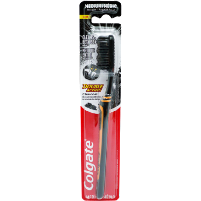 Colgate Double Action Charcoal Toothbrush