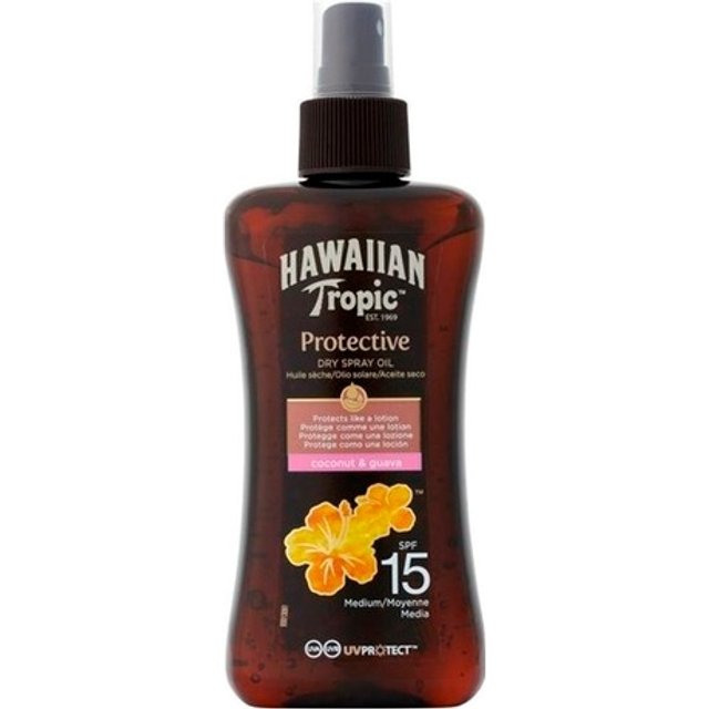 Hawaiian Tropic Protective Dry Spray SPF15 - 200ml