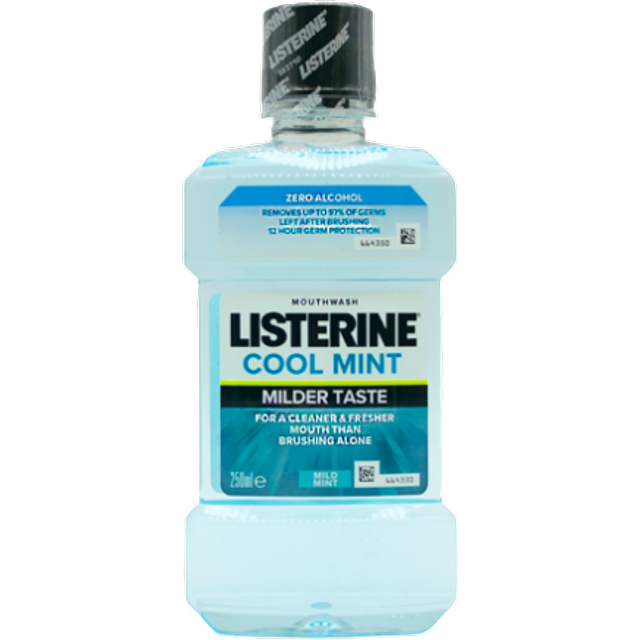 Listerine Cool Mint Mouthwash - 250 ml