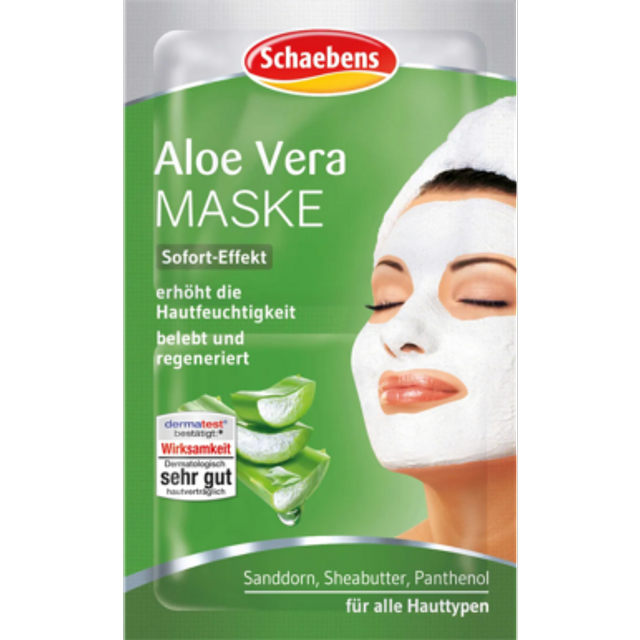 Schaebens Aloe Vera Face Mask 2x5ml