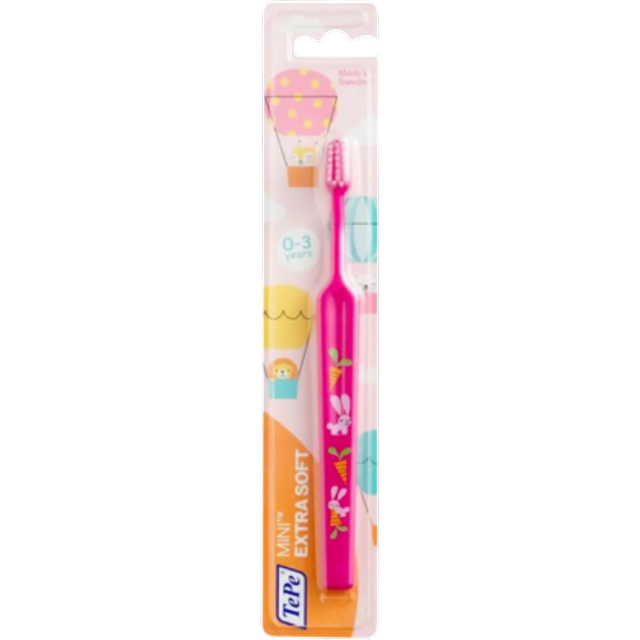 TePe Mini Extra Soft Children's Toothbrush 0-3 years - Pink